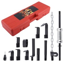 13pcs Dent Puller Universal Tool Kit 10lb Slide Hammer Car Body Repair Tool Set