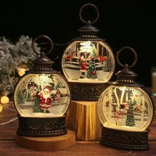 Lighted Christmas Snow Globe