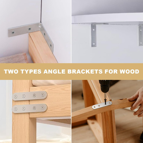 Pcs bracket and - and, flat