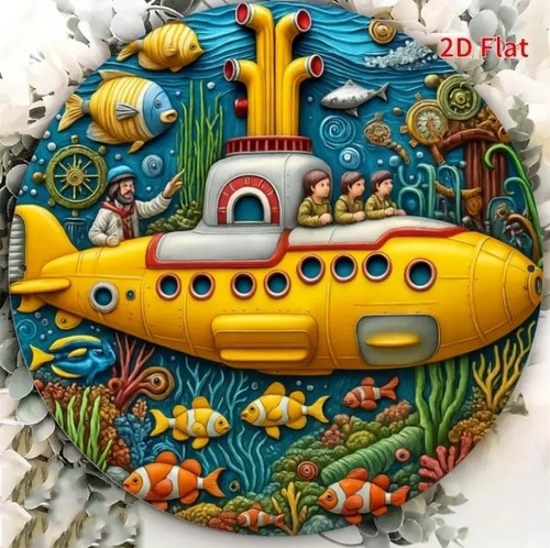 Beatles yellow submarine metal - beatles,
