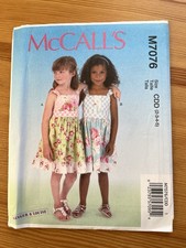 McCalls Sewing Pattern M7076