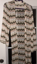 VENUS Open-Knit Bell Sleeve