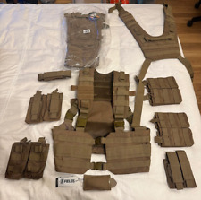 Condor Ronin Chest Rig Vest MOLLE Coyote Brown + Pouches