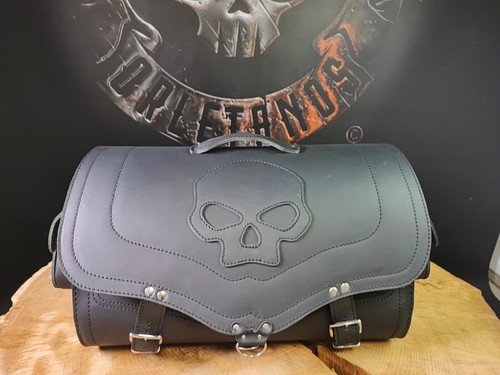 Leather luggage roll - luggage, big