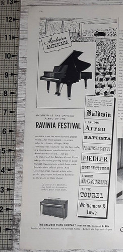 1955 baldwin vintage print - print, ad