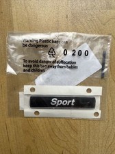 Genuine BMW Lettering Side Badge Emblem SPORT Part Number 51147327750 Brand New
