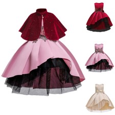 2pcs Flower Kids Girls Velvet