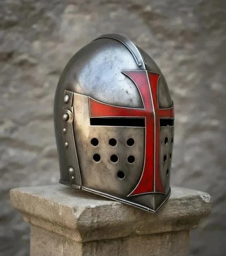 Templar crusader helmet - templar,