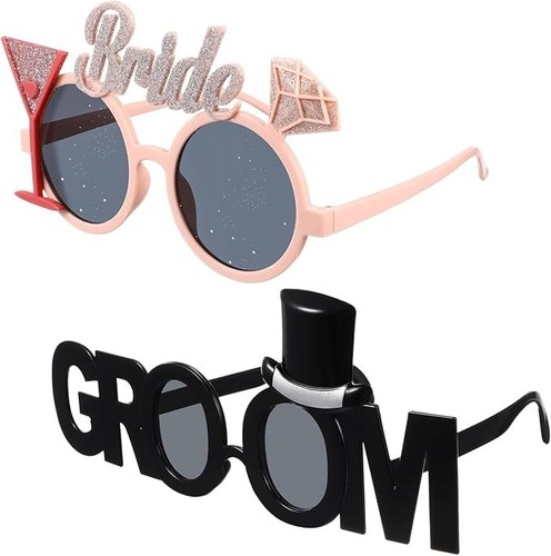 Bride groom glasses - bride,
