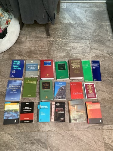 Law books various - books,