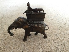 Antique Metal Elephant with