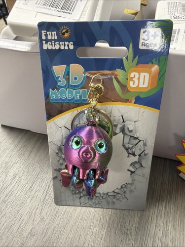 Octopus key ring - key,