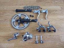 Shimano 600 Tricolour 105 Miche Groupset (vintage retro road TT cross gravel)