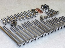Honda CRF50, XR50, CT70, ZR50  Engine & Cylinder 46pc Stainless Allen Bolt Kit 