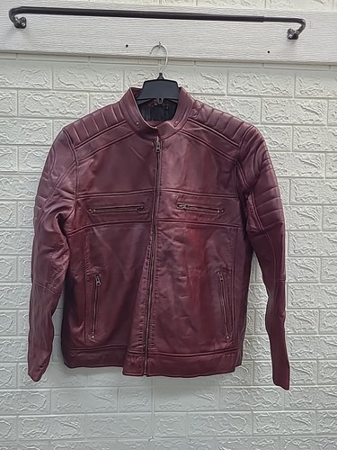 New real leather cafe racer - real,