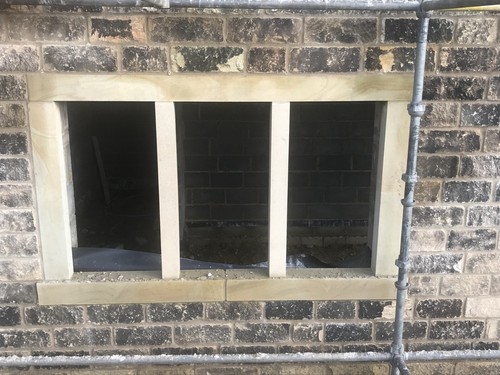 Yorkshire stone lintels heads - stone,