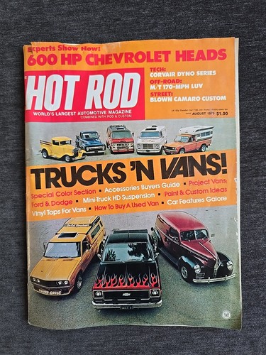 Hot rod magazine - magazine, august