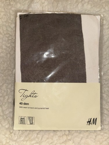 Ladies black seamed - tights, h&m