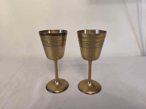 Vintage goblets cups silver - goblets,