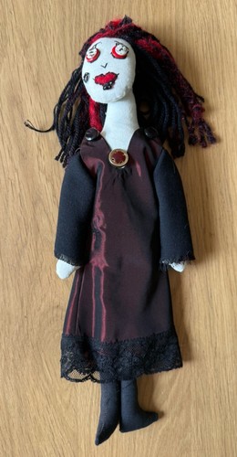 Ooak doll one kind gothic - one,