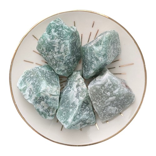 Raw green jade piece 45mm - raw,