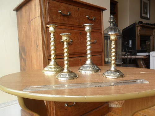 Vintage barley twist - barley, metal