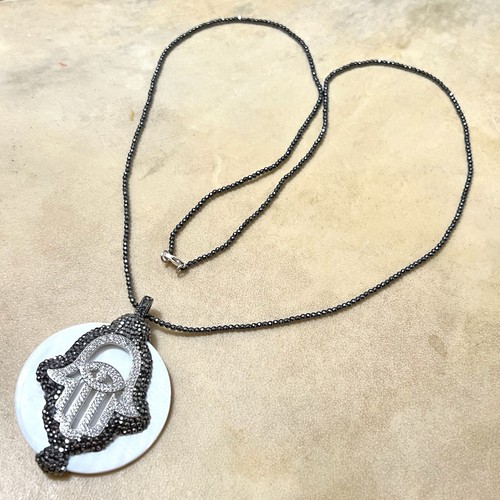 Sterling silver hamsa - hamsa, hand