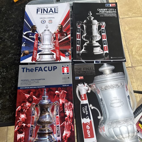 Cup final programmes - programmes,