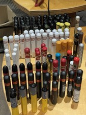 Assorted empty Cigar Tubes Romeo Y Julieta, Cohiba, Partagas etc