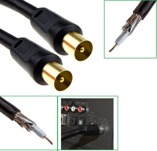 Coaxial aerial cable fly - cable, rf