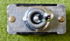 vintage toggle Switch DPST S783 On/Off By Bulgin 250 Volt 10 Amp AC