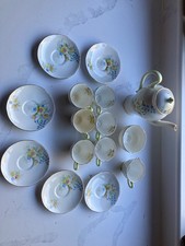 Wellington China Bluebell 6 piece coffee set