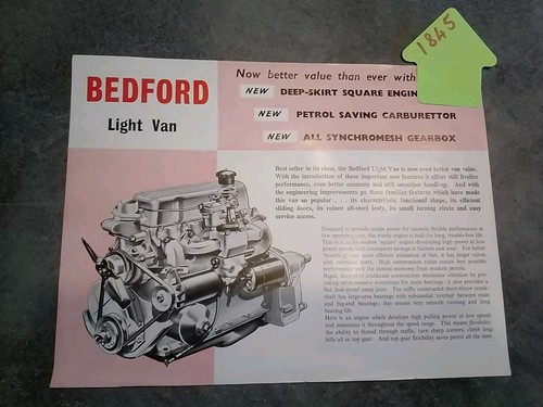 Bedford light van engine - van,