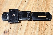 BLACK SWIVEL PADLOCK HASP LOCKING BAR - HEAVY DUTY. EXCELLENT CONDITION!!