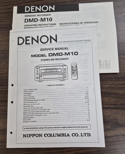 Denon dmd m10 recorder - denon, md