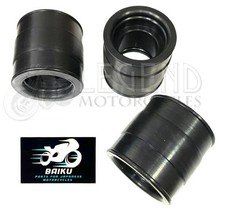 Suzuki GT550 BAIKU Inlet Rubbers x3 / Intake Manifolds GT 550 A1-04