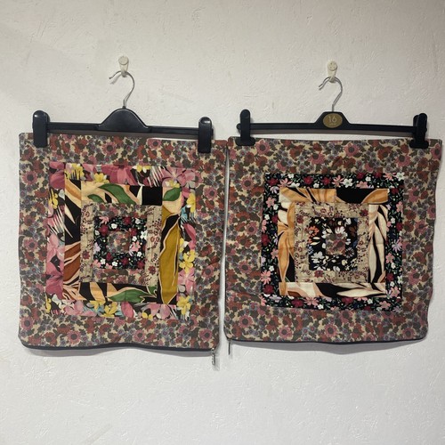 Floral patchwork cushion - 2,