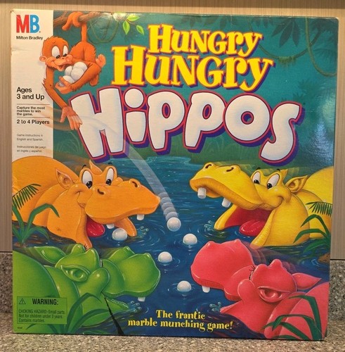 Vintage hungry - hungry, hippos