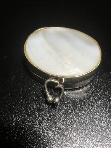 Antique mother pearl pill - mother,
