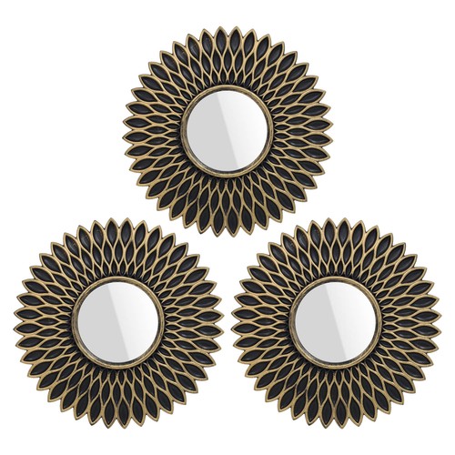 Set wall mirrors round - of,