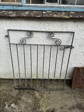 METAL Galvanised WROUGHT IRON GATE METAL GARDEN Gate  100.5 X 94 Cm