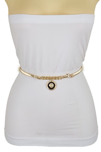 Women gold metal - women, stretch