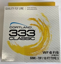 Cortland 333 Classic WF 6 F/S Sink Tip 10 ft Type 3