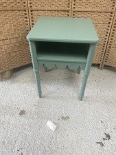 John Lewis Hem Bedside Table Green