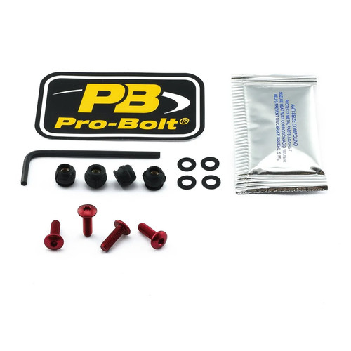 Pro bolt kit screen - screen, red
