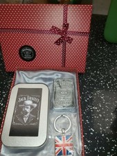 JACK DANIELS GIFT SET-Tobacco box,Trinket  and gas lighter -Christmas present!!!