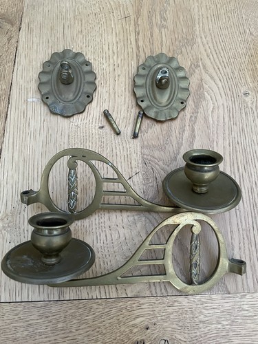 Vintage art nouveau brass - vintage,