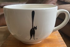 Albert Dubout Black Cat Cappuccino Mug Editions Clouet  The Third Eye 11 Cms W.