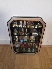 Vintage Miniature Perfume Display Case Box Picture Frame Gift Idea Ladies Black 