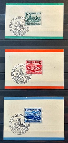 1939 german stamps set - 1939, on